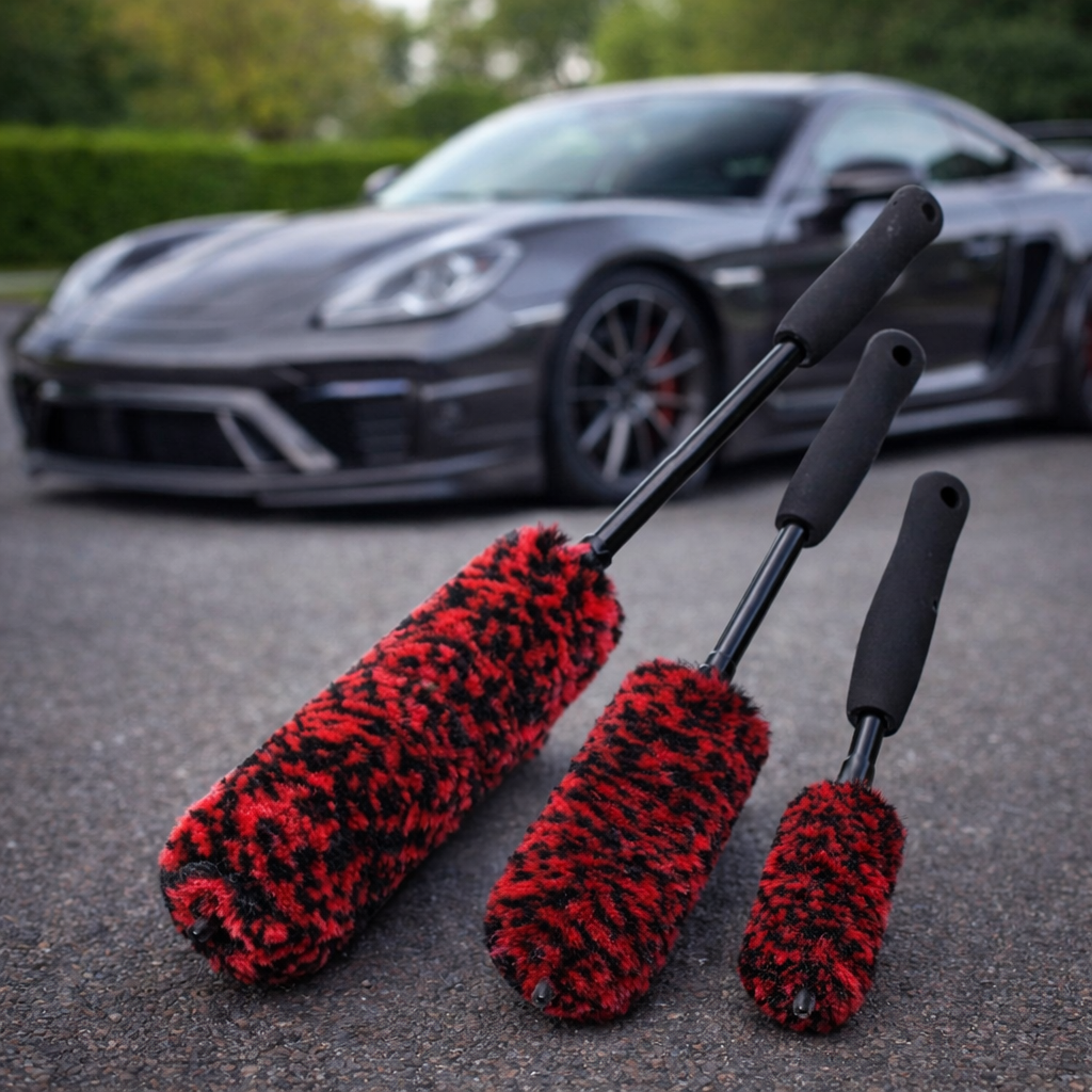3-PIECE BENDABLE WHEEL BRUSH SET