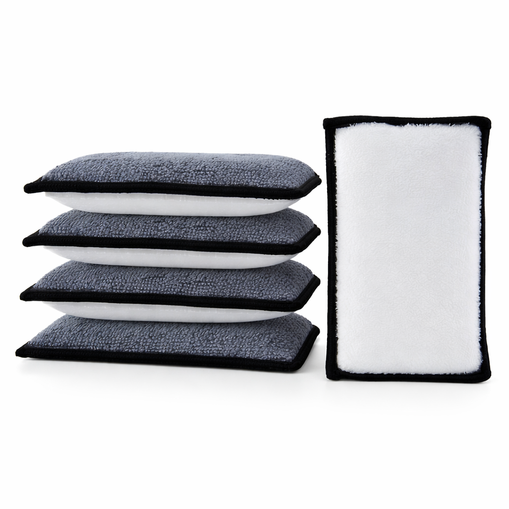 5 PACK MICROFIBER CLEANING BLOCK